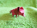 Origami-Raccoon, Author : John Montroll, Folded by Tatsuto Suzuki
